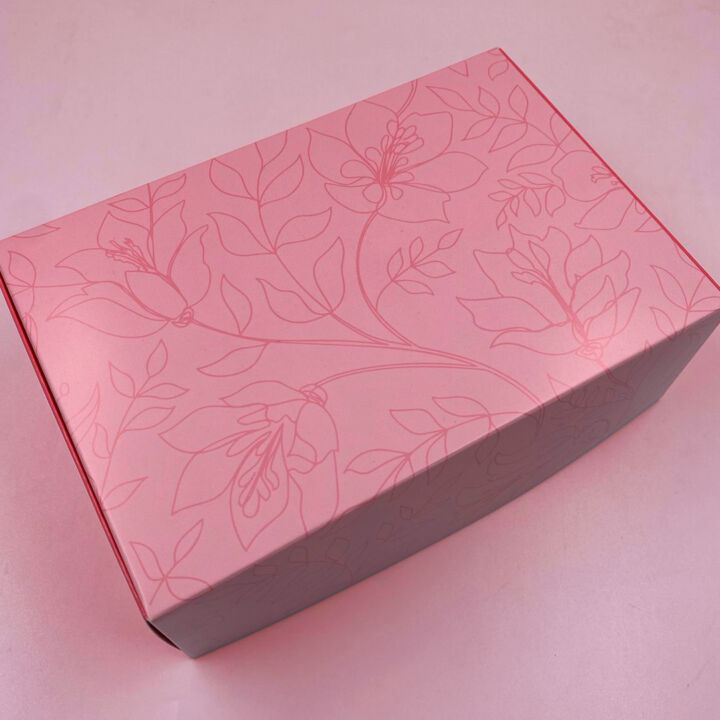 Caja Autoarmable X X Cm Floral Casa Packing